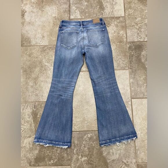 BKE Payton Mid Rise Flare Distressed Stretch Jeans Size 27x29.5 Women’s EUC - Picture 10 of 10